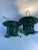 Early 20th Century Vintage Cast Iron Pagoda Garden Lanterns - Set of 2 For Sale - Image 5 of 8