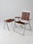 Mid-Century Modern Mid-Century Aluminum & Wood Slat Chair With Side Table Set For Sale - Image 3 of 17