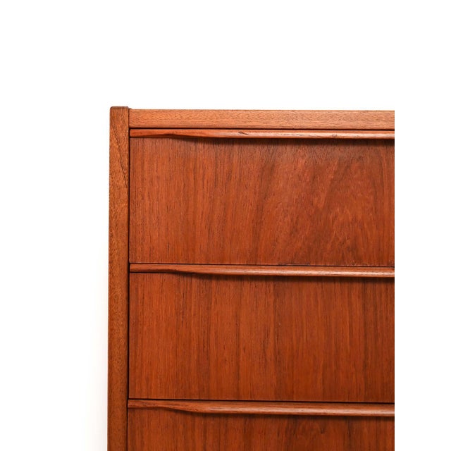 Scandinavian Teak Chest of Drawers, 1960s For Sale - Image 6 of 10