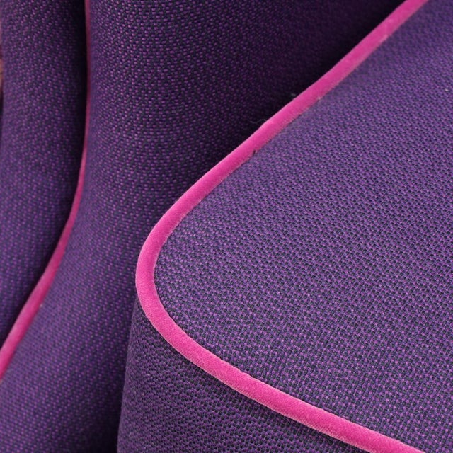 Classic Wing Chair in the style of Howard & Sons, 1960s For Sale - Image 10 of 11