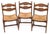Set of 6 solid oak chairs by Guillerme et Chambron – Votre Maison. Original straw seats. Seat height: 44 cm Very good...