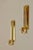 Gold Mid-Century Modern Swedish Brass Sconces by Scandia, Set of 2 For Sale - Image 8 of 10