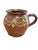 Antique French Terracotta Pot With Hand-Painted Swag Design For Sale In Milwaukee - Image 6 of 11