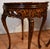 1910s Antique French Louis XV Walnut & Satinwood Inlay Pair of Side / End Tables For Sale - Image 11 of 12