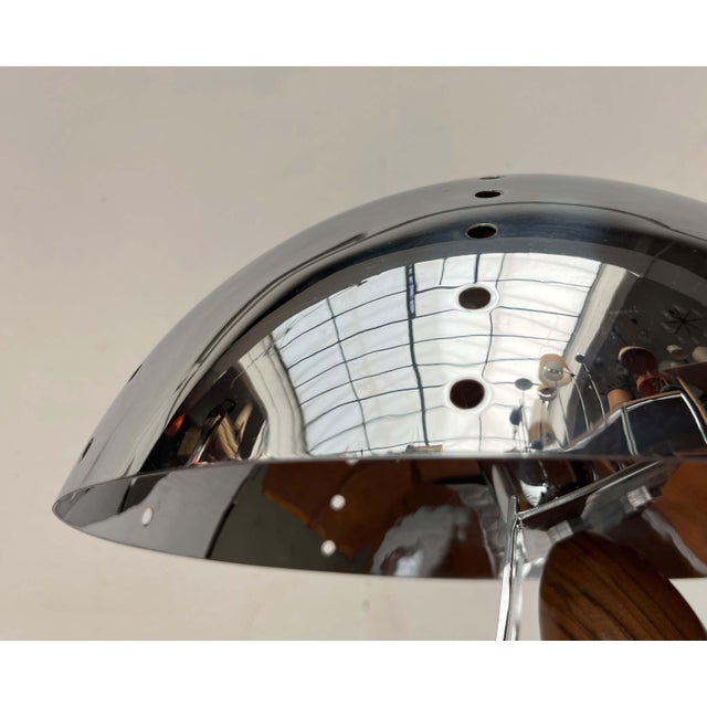 Mid-Century Modern Style Swiss Custom-Made Table Lamp For Sale - Image 9 of 18