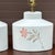 Vintage Mar-Kel Ceramic Floral Lily Table Lamps - a Pair For Sale - Image 4 of 12