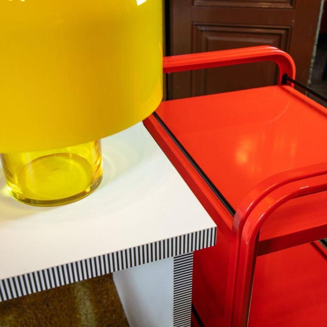 Postmodern Trolley for Secco, Italy, 1980s For Sale - Image 11 of 12