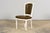 Wood Antique French Louis XVI Style Painted Chairs With Olive Green Leather - A Pair For Sale - Image 7 of 18