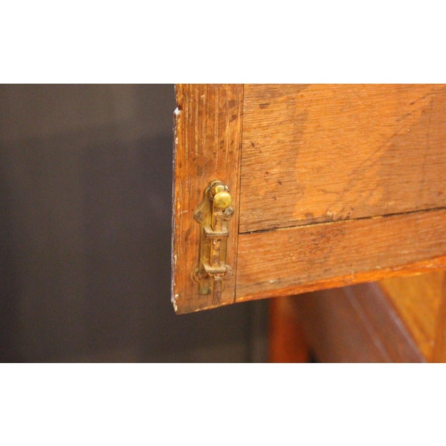 Circa 1780 English George III Period Bedside Commode Table For Sale - Image 4 of 14