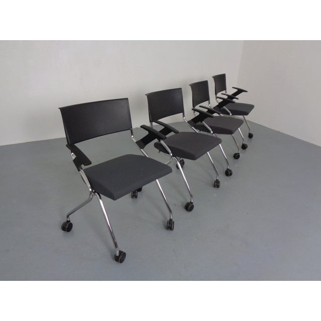 Flip Flap Office Armchairs from Sedus Stoll, Germany, 2014, Set of 4 For Sale - Image 9 of 16