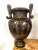 Neoclassical Roman Style Cast Bronze Urns, Set of 2 For Sale - Image 6 of 7