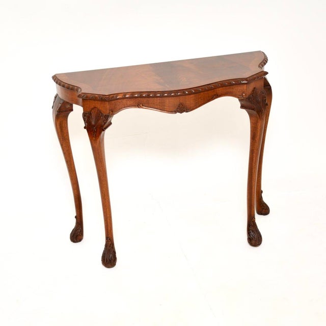 Queen Anne Console Table, 1930s For Sale - Image 10 of 10