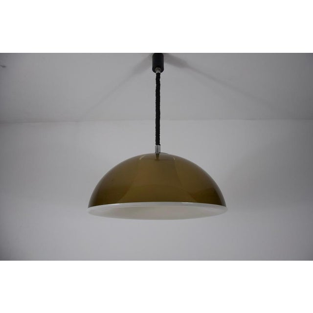 Acrylic Glass Pendant Lamp from Temde, 1970s For Sale - Image 3 of 16