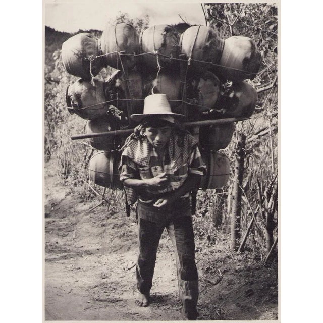 Hanna Seidel, Guatemalan Man, Black and White Photograph, 1960s For Sale - Image 3 of 3