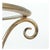 Hollywood Regency Hollywood Regency Gilt Iron and Glass Gueridon Side Table For Sale - Image 3 of 4