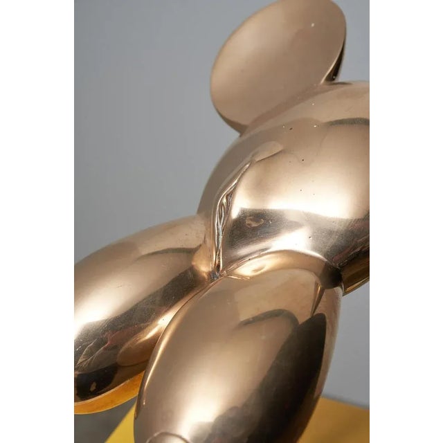 Wood Mima Bronze Sculpture by Eduard Van Giel For Sale - Image 7 of 9