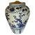 Chinoiserie Blue and White Porcelain Ginger Jar Table Lamp Landscape Motif For Sale - Image 4 of 16