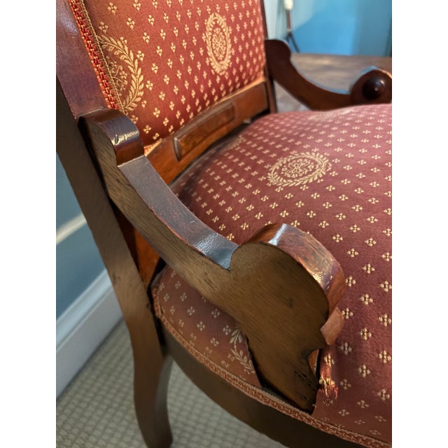 1870's American Renaissance Revival Ladies Parlor Chairs - Attributed to Prudent Mallard - Pair For Sale In Washington DC - Image 6 of 10