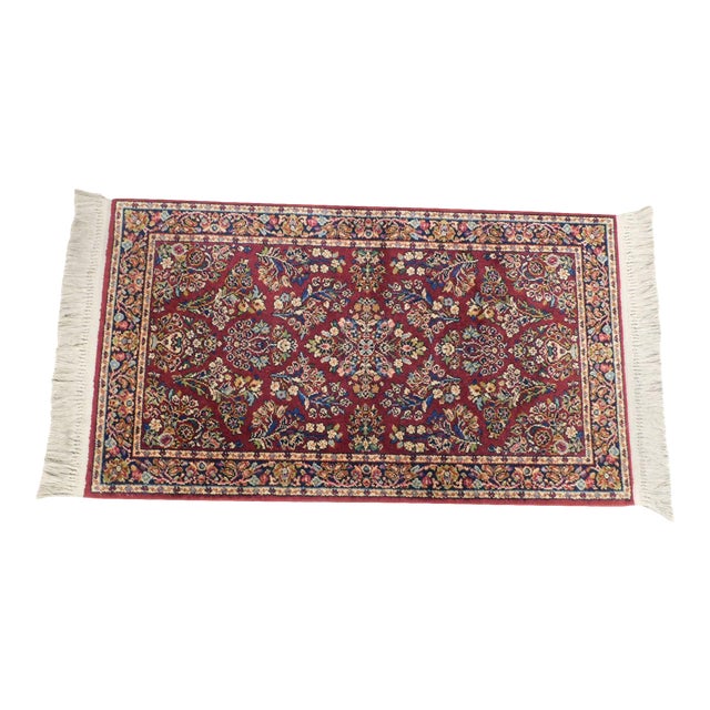 Karastan Red Sarouk 785 Rug 5 X 2 Multicolor Area Throw Rug Chairish