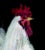 Rooster & Hen, Original Pastel Painting, Wall Art, by Van Ness For Sale - Image 10 of 13