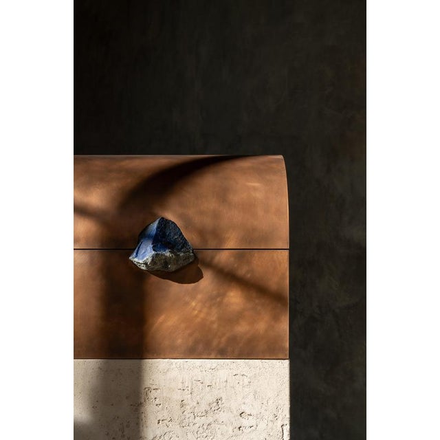 Brown Treasure Chest by Pierre De Valck For Sale - Image 8 of 10