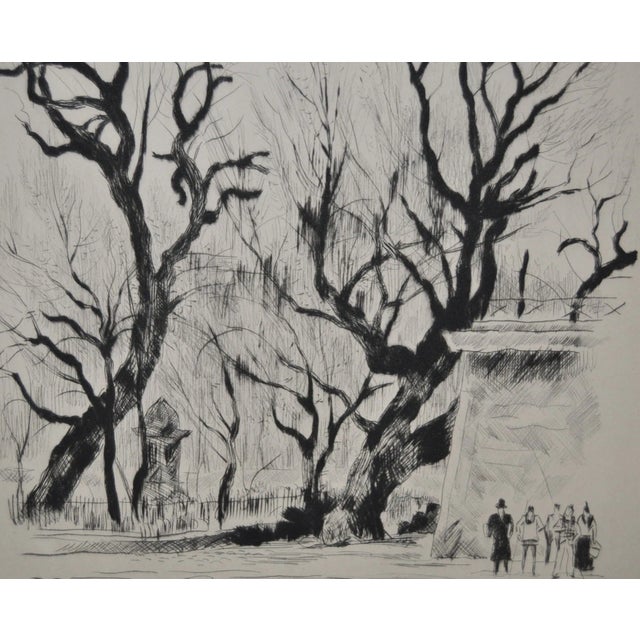 Etching by Paul-Louis Guilbert C.1940 For Sale - Image 5 of 8