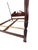 Vintage Chippendale Style King Four Poster Bed in Mahogany Finish For Sale - Image 9 of 10
