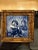 19th Century Delft Hand Painted Holland Tile With the Flute Player in Wood Frame For Sale - Image 11 of 12