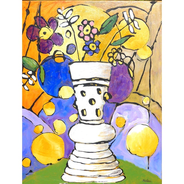 2020s "Max" Framed Oil Painting by Martha Holden For Sale - Image 5 of 7