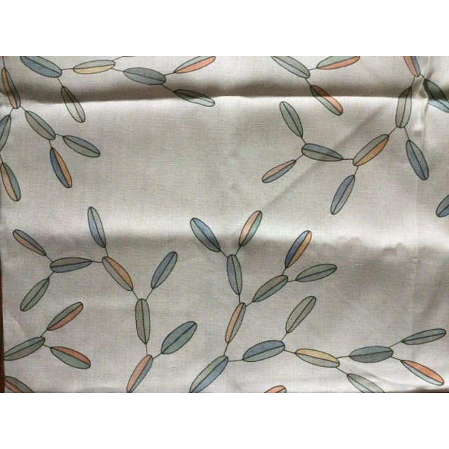 Radish Moon Rove Linen Ecru Fabric- 2.25 Yards For Sale - Image 4 of 4