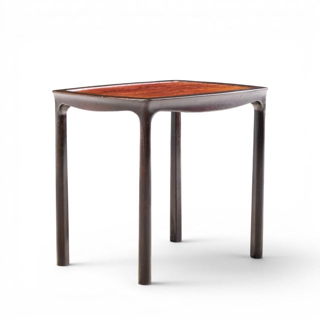 Edward Wormley for Dunbar Mid Century Rosewood Side End Tables - Pair For Sale - Image 11 of 14