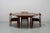 This mid-century dining table from the 1960s has an extension stored in the inside, lengthening the table to 155 cm. It...