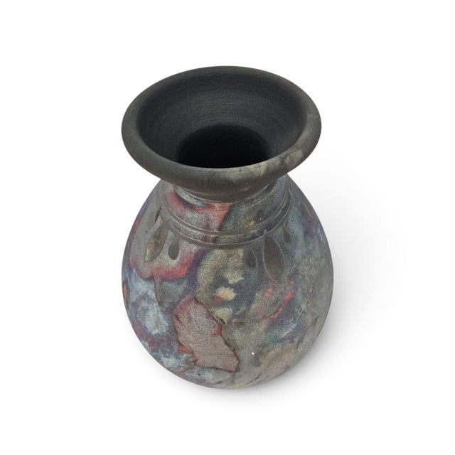 1998 Robert Graydon Signed American Studio Pottery Vase 11.5" For Sale - Image 9 of 16