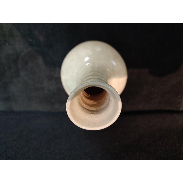 Chinese Ceramic Vase,Hutian Ware White Glaze Porcelain Vase For Sale - Image 4 of 10