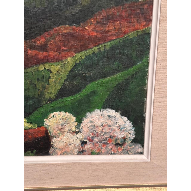 John B. Hinna, Mountain Landscape, 1970, Oil on Panel, Framed For Sale - Image 13 of 18
