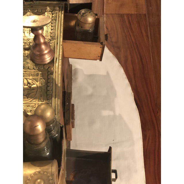 Early 1800s Antique Turkish Brass/Copper Valet Shoe Shine