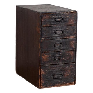 Japanese Vertical Ko-Dansu Filing Cabinet For Sale