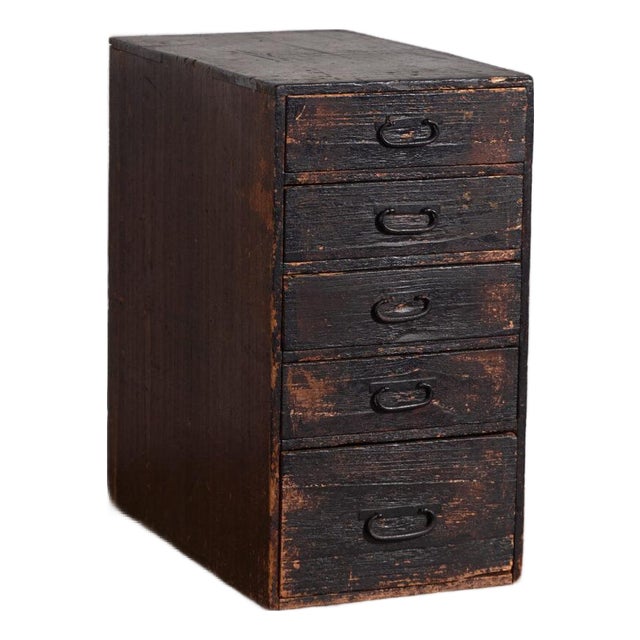 Japanese Vertical Ko-Dansu Filing Cabinet For Sale