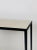Metal Slender Wrought Iron and Parchment 'Etude' Console For Sale - Image 7 of 12