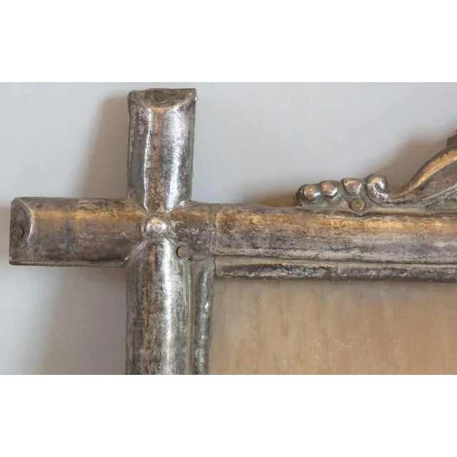 Late 19th Century Indo-Portuguese Silver Repousse Frames - A Pair For Sale - Image 4 of 9