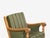 Henning Kjaernulf Style, Lounge Chairs, Oak, Fabric, Denmark, 1970s For Sale In New York - Image 6 of 12
