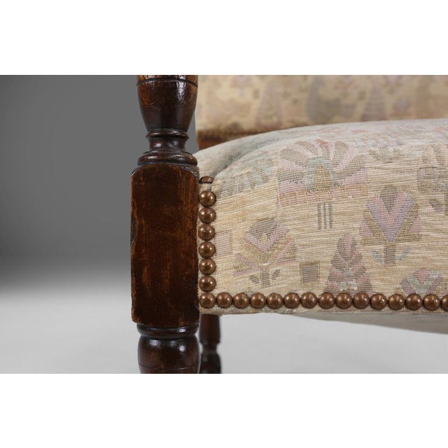 19th Century Renaissance Throne Armchair, 1850s For Sale - Image 6 of 14