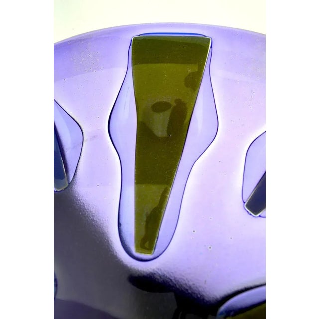 Modernist Glass Plate by Higgins For Sale - Image 9 of 10