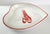 1980s Vintage 1980's Fiorucci New Wave Italian Fashion Post Modern Porcelain Ceramic Heart Dish For Sale - Image 5 of 8