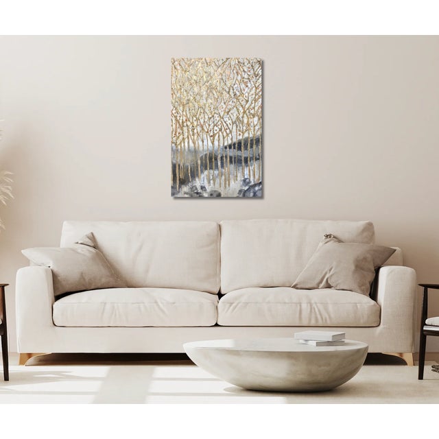 Gold Leaf Tree Painting by Bryan Boomershine For Sale - Image 4 of 7