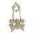 Art Nouveau Farmhouse Style Brass Easel For Sale
