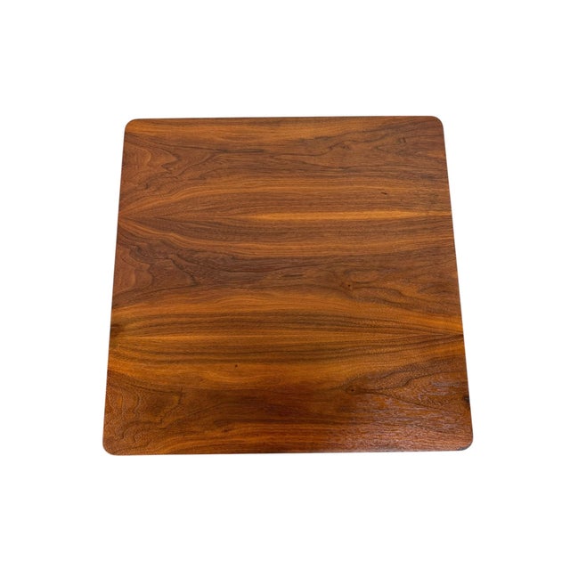 Drexel Declaration Mid-Century Modern Drexel Declaration Walnut Side Table For Sale - Image 4 of 5