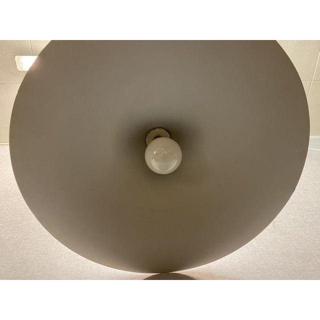 Large White Semi Ceiling Lamp by Claus Bonderup & Torsten Thorup for Fog & Mørup, 1960s For Sale - Image 12 of 18