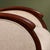 Wood Art Deco Lounge Chair in Ivory Upholstery and Mahogany, France For Sale - Image 7 of 9