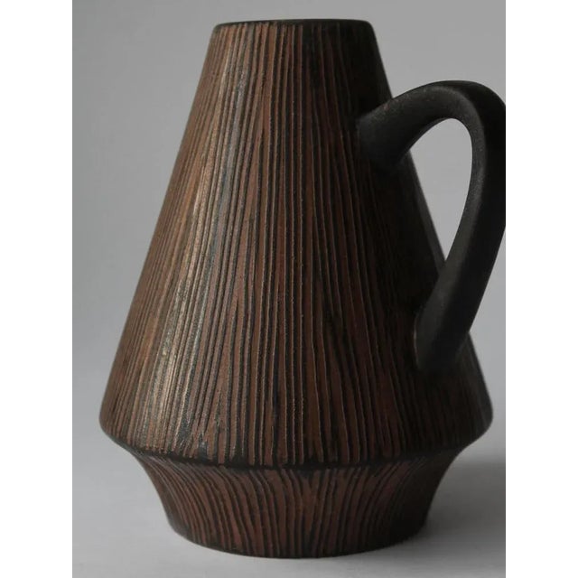 Copenhagen Teak Ceramic Jug by Gallo, 1960 For Sale - Image 4 of 5